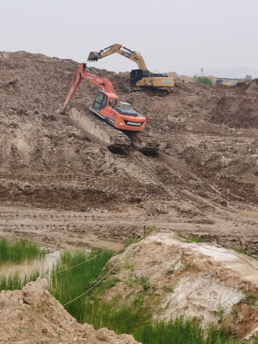 安徽水陆挖掘机租赁